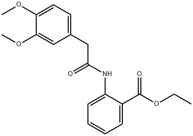 ethyl 2-{[(3,4-dimethoxyphenyl)acetyl]amino}benzoate,328286-99-3,结构式