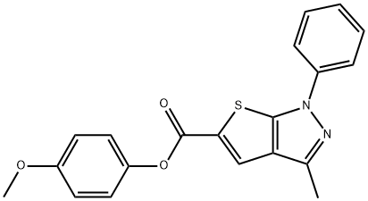 328548-61-4 4-methoxyphenyl 3-methyl-1-phenyl-1H-thieno[2,3-c]pyrazole-5-carboxylate