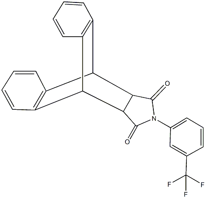 17-[3-(trifluoromethyl)phenyl]-17-azapentacyclo[6.6.5.0~2,7~.0~9,14~.0~15,19~]nonadeca-2,4,6,9,11,13-hexaene-16,18-dione|