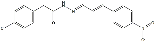 328903-61-3 2-(4-chlorophenyl)-N'-(3-{4-nitrophenyl}-2-propenylidene)acetohydrazide