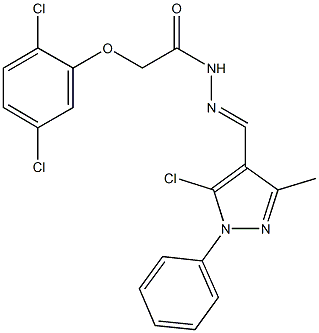 328914-32-5 N'-[(5-chloro-3-methyl-1-phenyl-1H-pyrazol-4-yl)methylene]-2-(2,5-dichlorophenoxy)acetohydrazide