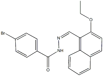 4-bromo-N'-[(2-ethoxy-1-naphthyl)methylene]benzohydrazide|