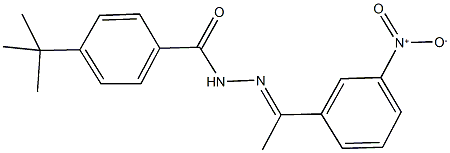 4-tert-butyl-N'-(1-{3-nitrophenyl}ethylidene)benzohydrazide|