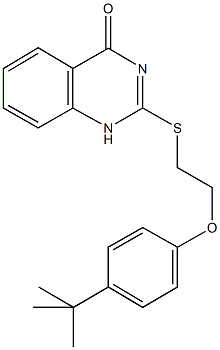 2-{[2-(4-tert-butylphenoxy)ethyl]sulfanyl}-4(1H)-quinazolinone|