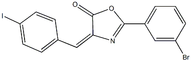 2-(3-bromophenyl)-4-(4-iodobenzylidene)-1,3-oxazol-5(4H)-one|