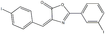 4-(4-iodobenzylidene)-2-(3-iodophenyl)-1,3-oxazol-5(4H)-one|