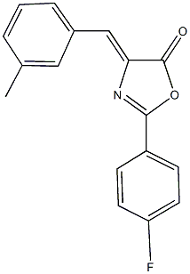 329022-80-2 2-(4-fluorophenyl)-4-(3-methylbenzylidene)-1,3-oxazol-5(4H)-one