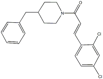 4-benzyl-1-[3-(2,4-dichlorophenyl)acryloyl]piperidine|