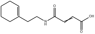 4-{[2-(1-cyclohexen-1-yl)ethyl]amino}-4-oxo-2-butenoic acid Structure