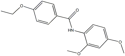 N-(2,4-dimethoxyphenyl)-4-ethoxybenzamide 化学構造式