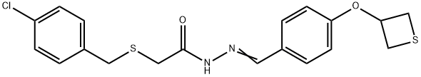329060-77-7 2-[(4-chlorobenzyl)sulfanyl]-N'-[4-(3-thietanyloxy)benzylidene]acetohydrazide