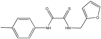 2-[(2-furylmethyl)amino]-N-(4-methylphenyl)-2-thioxoacetamide|