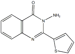 3-amino-2-(2-thienyl)-4(3H)-quinazolinone,329080-15-1,结构式