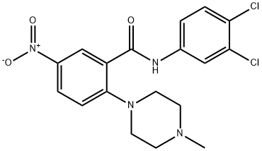 N-(3,4-dichlorophenyl)-5-nitro-2-(4-methyl-1-piperazinyl)benzamide|