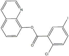 8-quinolinyl 2-chloro-5-iodobenzoate|