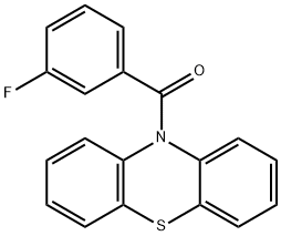 10-(3-fluorobenzoyl)-10H-phenothiazine Structure