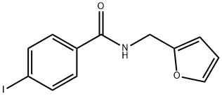 N-(2-furylmethyl)-4-iodobenzamide Struktur