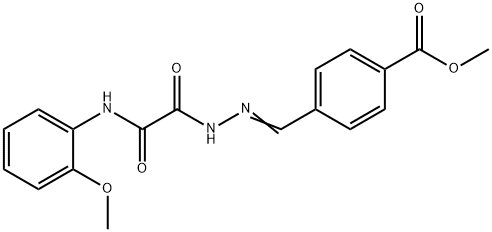329210-80-2 methyl 4-{2-[(2-methoxyanilino)(oxo)acetyl]carbohydrazonoyl}benzoate