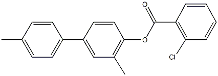 3,4'-dimethyl[1,1'-biphenyl]-4-yl 2-chlorobenzoate,329218-32-8,结构式