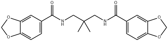 329220-73-7 N-{3-[(1,3-benzodioxol-5-ylcarbonyl)amino]-2,2-dimethylpropyl}-1,3-benzodioxole-5-carboxamide