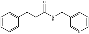 3-phenyl-N-(3-pyridinylmethyl)propanamide Struktur