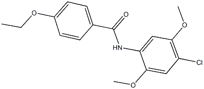 N-(4-chloro-2,5-dimethoxyphenyl)-4-ethoxybenzamide Structure