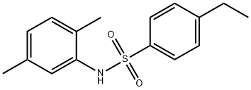 N-(2,5-dimethylphenyl)-4-ethylbenzenesulfonamide 化学構造式