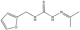 acetone N-(2-furylmethyl)thiosemicarbazone,329267-53-0,结构式