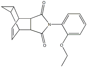 4-(2-ethoxyphenyl)-4-azatetracyclo[5.3.2.0~2,6~.0~8,10~]dodec-11-ene-3,5-dione 结构式