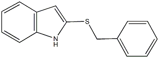 benzyl 1H-indol-2-yl sulfide Structure