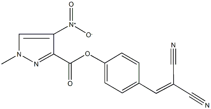 329686-45-5 4-(2,2-dicyanovinyl)phenyl 1-methyl-4-nitro-1H-pyrazole-3-carboxylate