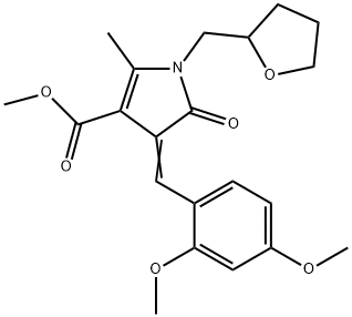329731-28-4 methyl 4-(2,4-dimethoxybenzylidene)-2-methyl-5-oxo-1-(tetrahydro-2-furanylmethyl)-4,5-dihydro-1H-pyrrole-3-carboxylate