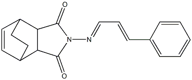 4-[(3-phenyl-2-propenylidene)amino]-4-azatricyclo[5.2.2.0~2,6~]undec-8-ene-3,5-dione|