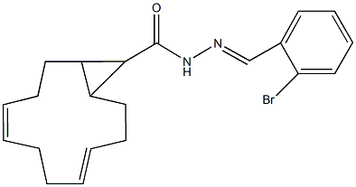 329775-61-3 N'-[(E)-(2-bromophenyl)methylidene]bicyclo[10.1.0]trideca-4,8-diene-13-carbohydrazide