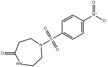 1-({4-nitrophenyl}sulfonyl)-1,4-diazepan-5-one Structure