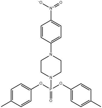 bis(4-methylphenyl) 4-{4-nitrophenyl}-1-piperazinylphosphonate|