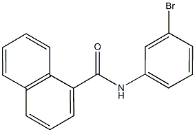 N-(3-bromophenyl)-1-naphthamide Structure