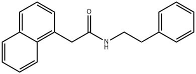 2-(1-naphthyl)-N-(2-phenylethyl)acetamide Structure