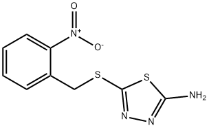 2-amino-5-({2-nitrobenzyl}sulfanyl)-1,3,4-thiadiazole,329921-66-6,结构式