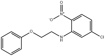 5-chloro-2-nitro-N-(2-phenoxyethyl)aniline Structure