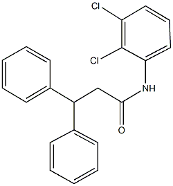 N-(2,3-dichlorophenyl)-3,3-diphenylpropanamide Structure