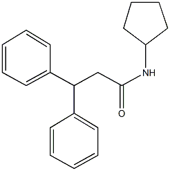 329931-56-8 N-cyclopentyl-3,3-diphenylpropanamide