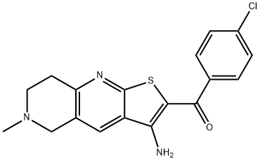 (3-amino-6-methyl-5,6,7,8-tetrahydrothieno[2,3-b][1,6]naphthyridin-2-yl)(4-chlorophenyl)methanone|