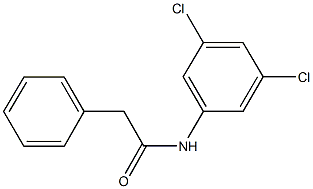 N-(3,5-dichlorophenyl)-2-phenylacetamide 结构式