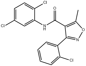 329938-05-8 3-(2-chlorophenyl)-N-(2,5-dichlorophenyl)-5-methyl-4-isoxazolecarboxamide