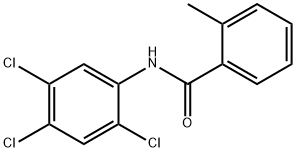 2-methyl-N-(2,4,5-trichlorophenyl)benzamide Structure