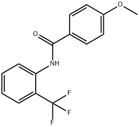 4-METHOXY-N-[2-(TRIFLUOROMETHYL)PHENYL]BENZAMIDE 结构式