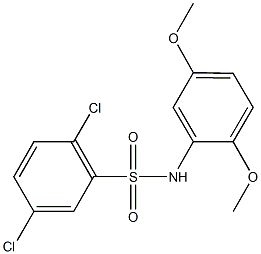 2,5-dichloro-N-(2,5-dimethoxyphenyl)benzenesulfonamide Structure