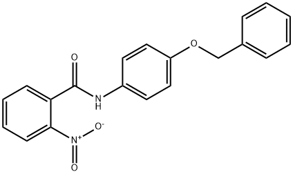 N-[4-(benzyloxy)phenyl]-2-nitrobenzamide Structure