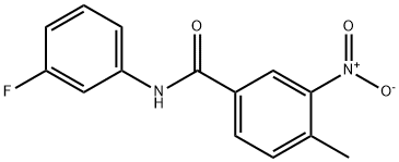 N-(3-fluorophenyl)-3-nitro-4-methylbenzamide|